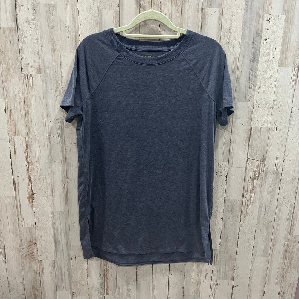 Tek Gear Navy Blue Gym Moisture Wicking Tshirt Womens Size Small Workout